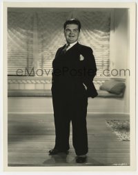 2w514 JOE COBB 8x10.25 still '30s full-length c/u of the Our Gang star grown up in suit by Stax!