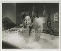 2w553 LADY TAKES A SAILOR 8.25x10 still '49 c/u of sexy Jane Wyman in bubble bath by Bert Six!