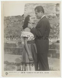 2w756 PLUNDER OF THE SUN 8x10.25 still '53 Glenn Ford has mixed emotions about Patricia Medina!