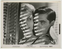 2w763 PSYCHO 8x10.25 still '60 great close up of Janet Leigh & John Gavin by window with shadows!
