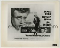 2w773 REBEL WITHOUT A CAUSE 8.25x10 still R57 Nicholas Ray, James Dean, cool half-sheet image!