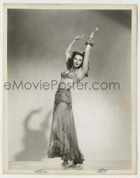 2w819 SALOME WHERE SHE DANCED 8x10.25 still '45 incredibly sexy full-length Yvonne De Carlo!
