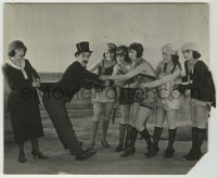 2w856 SKIRTS 6.75x8.25 still '21 wife saves Clyde Cook from Fascinating Sunshine Widows, lost film!