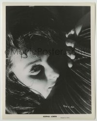 2w866 SOPHIA LOREN 8x10.25 still '57 incredible super close up from Boy on a Dolphin!