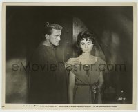 2w872 SPARTACUS 8x10.25 still '59 Kirk Douglas has his first moment alone with slave Jean Simmons!