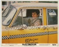 2w065 TAXI DRIVER 8x10 mini LC #2 '76 best close up Robert De Niro in New York taxi cab!