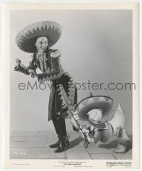 2w921 THREE CABALLEROS 8.25x10 still '44 special effects image of Donald Duck & Carmen Molina!