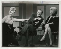 2w937 TONIGHT STARRING JACK PAAR TV 7.25x9 still '63 laughing with Zsa Zsa Gabor & Jayne Mansfield!