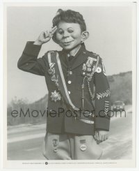 2w958 UP THE ACADEMY 8x10 still '80 MAD Magazine's Alfred E. Neuman saluting in uniform!