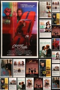 2x047 LOT OF 36 UNFOLDED MOSTLY SINGLE-SIDED MOSTLY 27X41 ONE-SHEETS WITH 3 OF EACH '80s-90s cool!