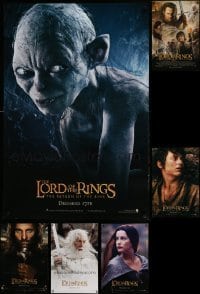 2x160 LOT OF 6 UNFOLDED SINGLE-SIDED 27X40 LORD OF THE RINGS: THE RETURN OF THE KING ONE-SHEETS '03