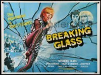 2y610 BREAKING GLASS British quad '80 Hazel O'Connor is outrageous & rebellious, post punk!