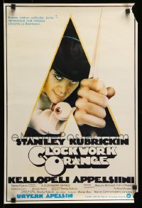 2y274 CLOCKWORK ORANGE Finnish '72 Stanley Kubrick classic, Castle art of Malcolm McDowell!