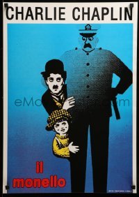 2y291 KID Finnish R70s different Leo Kouper artwork of Charlie Chaplin & Jackie Coogan!