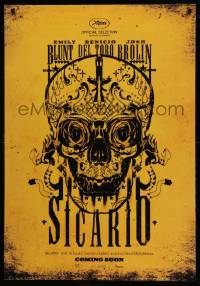 2y041 SICARIO teaser Swiss '15 Emily Blunt, Benicio Del Toro, Josh Brolin, Donovan, Septiembre!