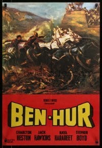 2y396 BEN-HUR Turkish '60 Charlton Heston, William Wyler classic religious epic, different!