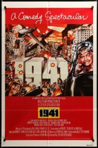 2z443 1941 1sh '79 Spielberg, art of John Belushi, Dan Aykroyd & cast by McMacken!