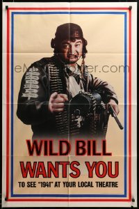 2z448 1941 teaser 1sh '79 Steven Spielberg, John Belushi as Wild Bill wants you!
