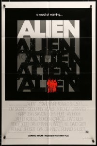 2z093 ALIEN teaser 1sh '79 Ridley Scott classic, a word of warning, rare & different image!