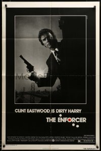 2z785 ENFORCER 1sh '76 classic image of Clint Eastwood as Dirty Harry holding .44 magnum!