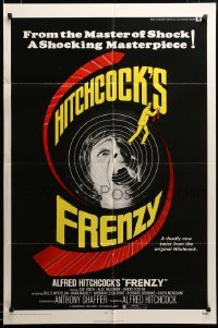 2z057 FRENZY 1sh '72 written by Anthony Shaffer, Alfred Hitchcock's shocking masterpiece!