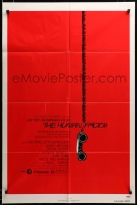 2z928 HUMAN FACTOR 1sh '80 Otto Preminger, cool art of hanging telephone by Saul Bass!