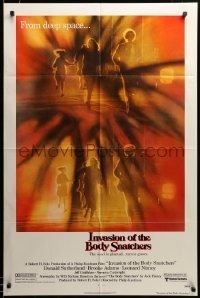 2z138 INVASION OF THE BODY SNATCHERS 1sh '78 Kaufman classic remake of sci-fi thriller!