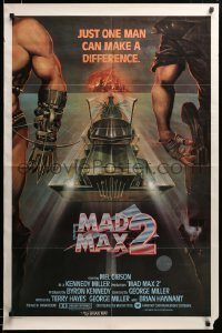 2z158 MAD MAX 2: THE ROAD WARRIOR int'l 1sh '82 Mel Gibson returns as Mad Max, art by Obrero!
