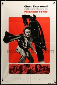 2z803 MAGNUM FORCE int'l 1sh '73 Clint Eastwood is Dirty Harry pointing his huge gun!