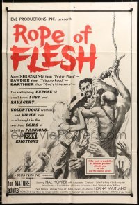 2z308 MUDHONEY 1sh '65 Russ Meyer, sexy Lorna Maitland, from Rope of Flesh alternate release!