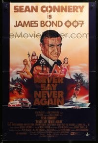 2z646 NEVER SAY NEVER AGAIN int'l 1sh '83 great montage art of Sean Connery as James Bond 007!