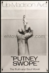 2z334 PUTNEY SWOPE 1sh '69 Robert Downey Sr., classic image of black girl as middle finger!