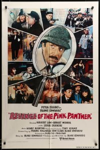 2z590 REVENGE OF THE PINK PANTHER int'l 1sh '78 many images of wacky Peter Sellers in disguises!