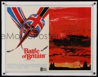 3a168 BATTLE OF BRITAIN linen 1/2sh '69 all-star cast in historical World War II battle!