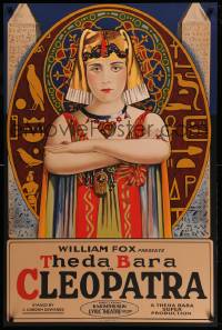 3b298 CLEOPATRA S2 recreation 1sh 2000 stone litho art of Theda Bara as The Queen of the Nile!