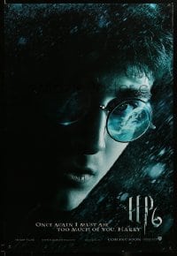 3b207 HARRY POTTER & THE HALF-BLOOD PRINCE teaser DS English 1sh '09 Daniel Radcliffe close up!