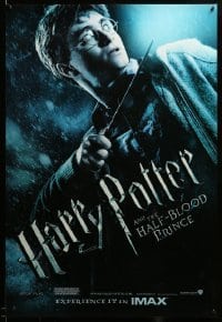 3b092 HARRY POTTER & THE HALF-BLOOD PRINCE IMAX teaser DS 1sh '09 Daniel Radcliffe with wand!