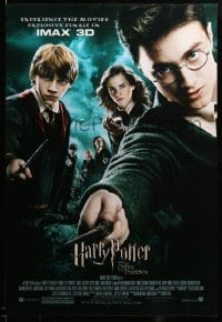 3b093 HARRY POTTER & THE ORDER OF THE PHOENIX IMAX DS 1sh '07 Daniel Radcliffe, Emma Watson!
