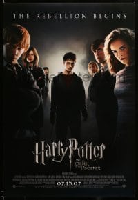 3b094 HARRY POTTER & THE ORDER OF THE PHOENIX int'l advance DS 1sh '07 Daniel Radcliffe, Emma Watson