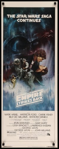 3b031 EMPIRE STRIKES BACK insert '80 George Lucas, Gone with the Wind style art by Roger Kastel!