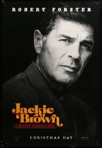 3b110 JACKIE BROWN teaser 1sh '97 Quentin Tarantino, cool image of Robert Forster!