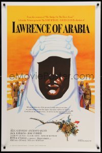 3b308 LAWRENCE OF ARABIA S2 recreation 1sh 2001 David Lean, Kerfyser silhouette art of O'Toole!