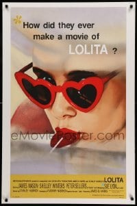 3b309 LOLITA S2 recreation 1sh 2002 Stanley Kubrick, Sue Lyon with heart sunglasses & lollipop!