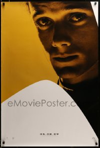 3b151 STAR TREK teaser 1sh '09 cool portrait image of Anton Yelchin as Chekov!