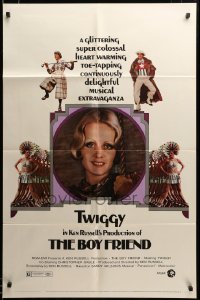 3c009 BOY FRIEND 1sh '71 sexy Twiggy in Ken Russell's delightful musical extravaganza!