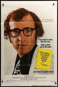 3c175 EVERYTHING YOU ALWAYS WANTED TO KNOW ABOUT SEX style A 1sh '72 Woody Allen directed!