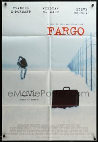 3c096 FARGO int'l 1sh '96 Coen Brothers, a lot can happen in the middle of nowhere!