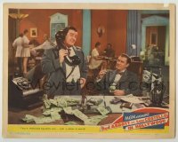 3c342 ABBOTT & COSTELLO IN HOLLYWOOD LC '45 Bud & Lou are big-shots now, with a phone to match!