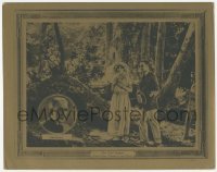 3c466 GOLD DIGGERS LC '23 Hope Hampton with Wyndham Standing in forest, printed on gold paper!