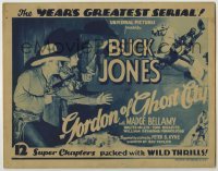 3c286 GORDON OF GHOST CITY TC '33 cowboy Buck Jones on his horse & w/pretty Madge Bellamy, serial!